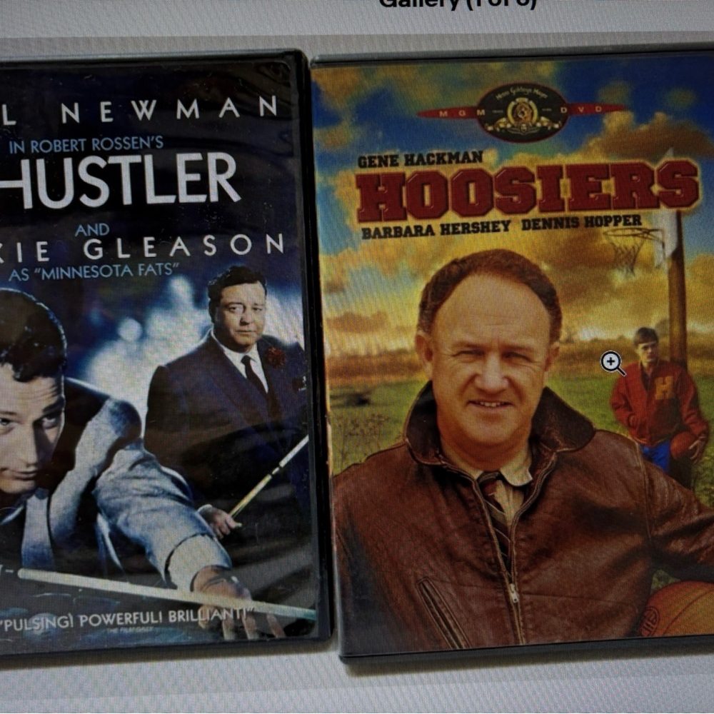 The Hustler and Hoosiers DVD Set